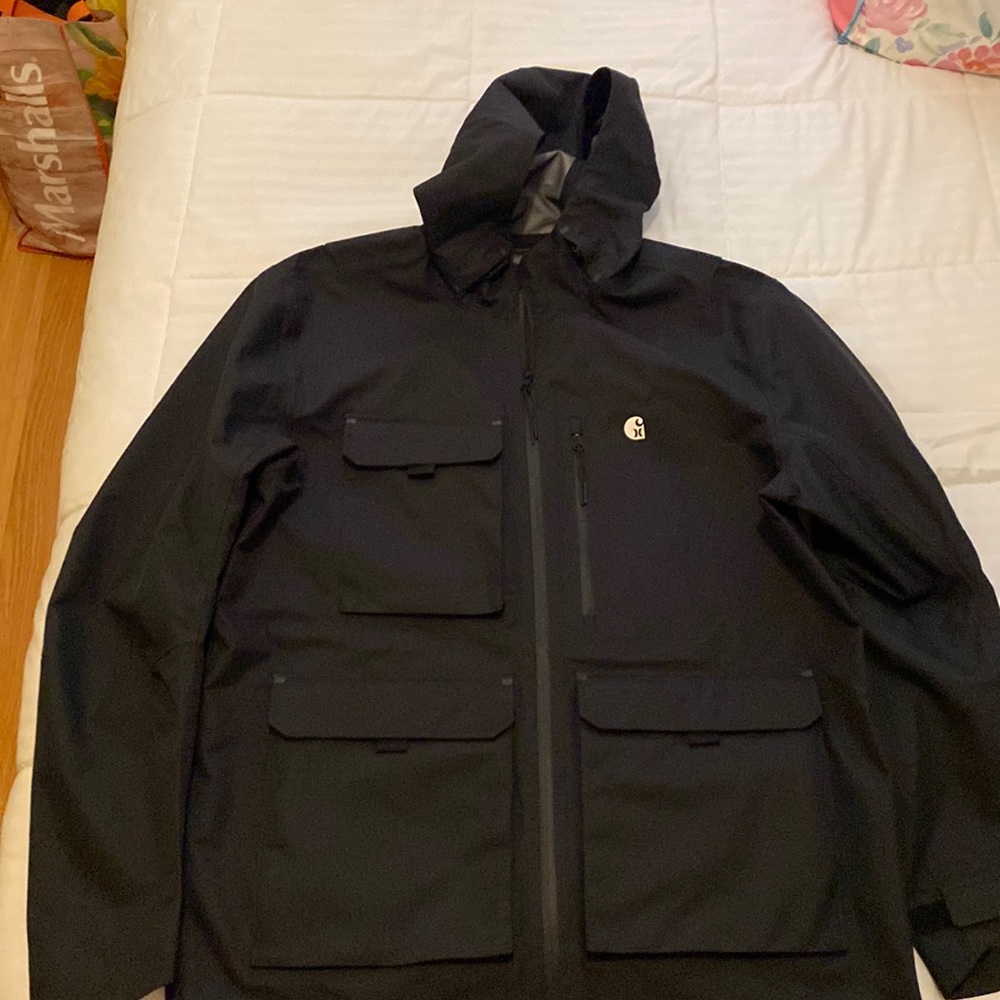 Men’s Carhartt x Hurley hooded rain jacket